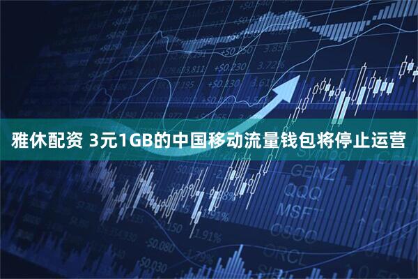 雅休配资 3元1GB的中国移动流量钱包将停止运营